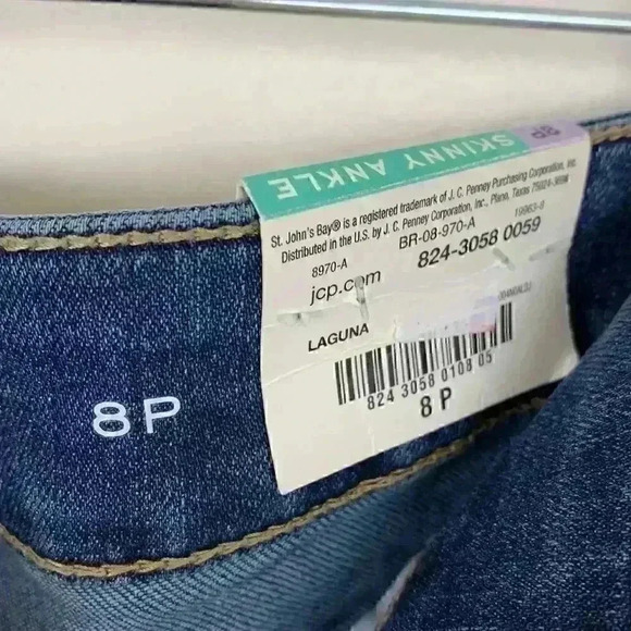 🆕NWT St John’s Bay Secret Slender Skinny Jeans 8P - Picture 5 of 11